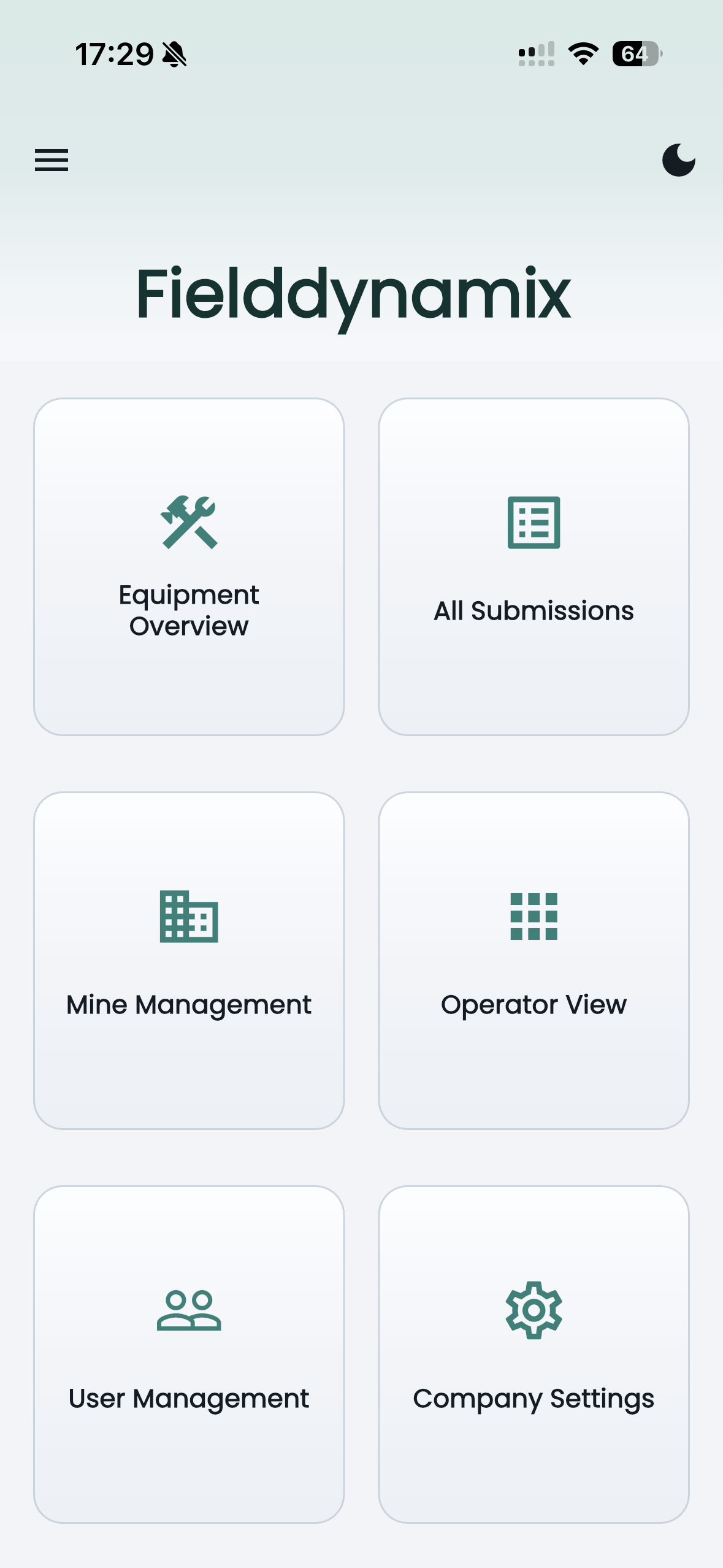 Fielddynamix mobile: legacy screenshot 2